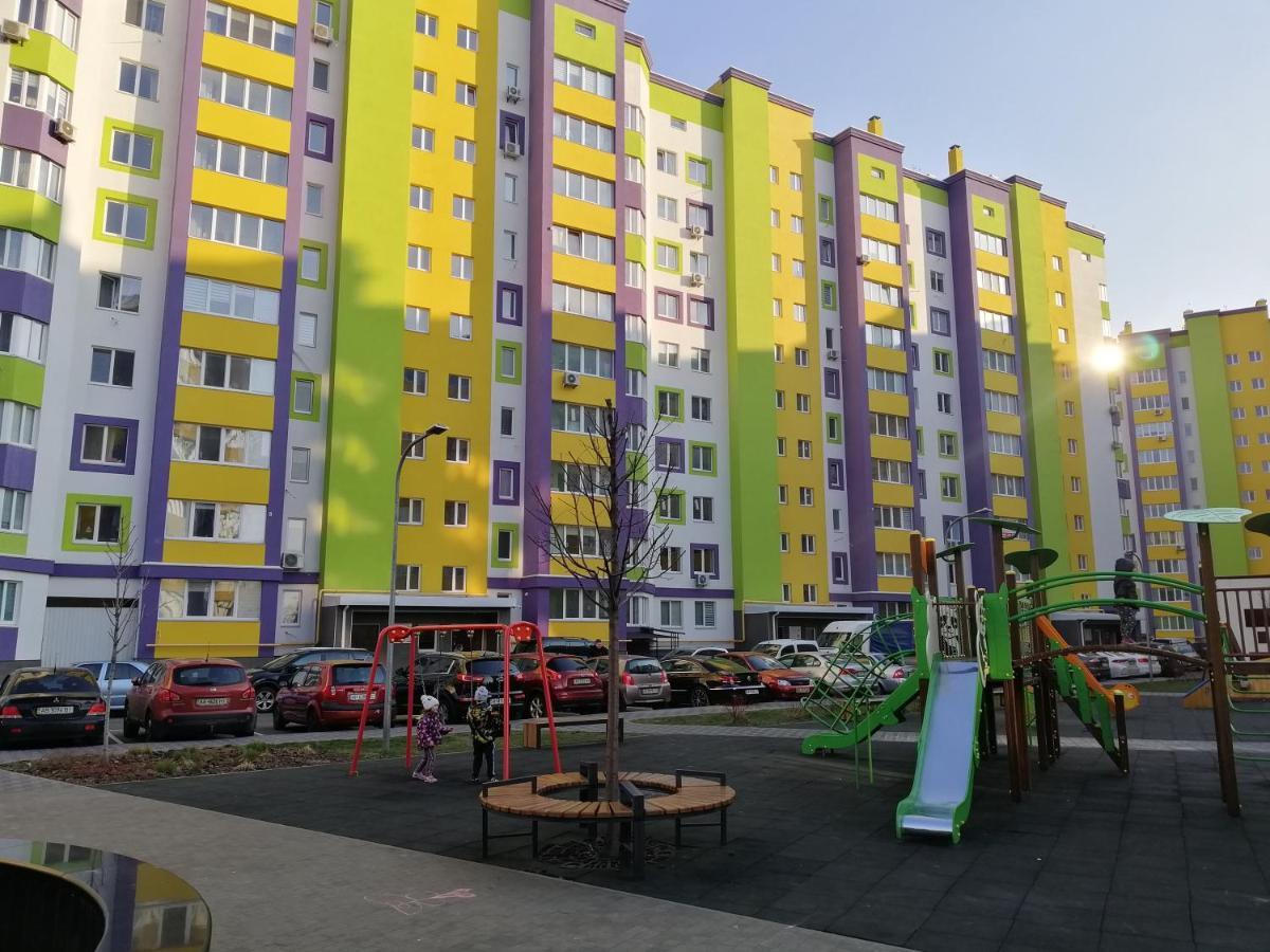 基輔0147 New Flat Near Airport Zhulyany Sofievskaya Borshchagovka公寓 外观 照片